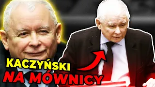 Kaczyński uderzył w Tuska. Nie reagował na upomnienia Hołowni