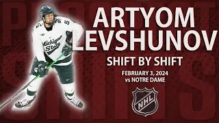 Artyom Levshunov vs Notre Dame | Feb 3 2024