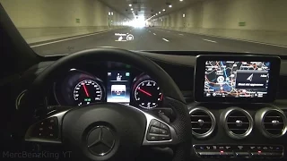 Mercedes C 2016 HEAD UP DISPLAY with DISTRONIC PLUS STEERING ASSIST and LANE KEEPING ASSIST