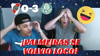 RIVER VS PALMEIRAS | REACCION DE AMIGOS | COPA LIBERTADORES | RIVER 0 PALMEIRAS 3  | SEMIFINAL IDA