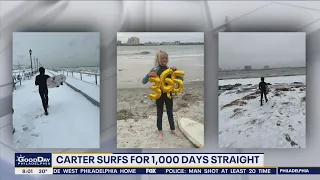 Local boy surfs for 1,000 days straight