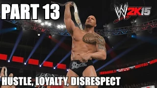 WWE 2K15 2K Showcase Walkthrough Part 13 - The Rock vs CM Punk Royal Rumble Legend Difficulty