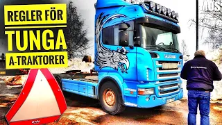 Regler för tunga A-traktorer