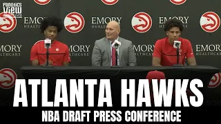 Atlanta Hawks Introduce 2021 Draft Picks Jalen Johnson & Sharife Cooper | Full Press Conference