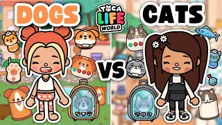 DOGS VS CATS HOUSE DESIGN IDEAS! 🐶❤️🐱 || NEW UPDATE! || Toca Life World