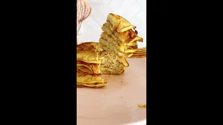 🍌+ 🥚🥚= 🥞 #shorts #recipe #cooking #breakfast #pancake #fitness