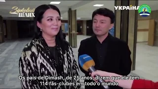 Dimash e seus pais no "Star Path" na Ucrânia (legendas em Português)