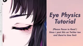 Eye Physics Live2D Quick Tutorial