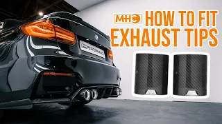 HOW TO FIT : M STYLE EXHAUST TIPS