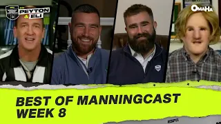 Best of Week 8 with Jason & Travis Kelce, Boomer Esiason & Brad Paisley | MNF with Peyton & Eli