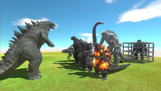 Why Godzilla Rescue Kong From Godzilla Villain - Animal Revolt Battle Simulator