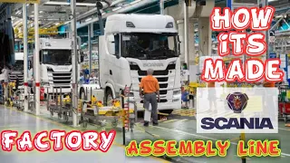 ⏯️scania truck production - assembly - inside factory - how its made #endlessrider