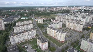 Аэросъемка, Ул. Осенняя, ул. Красная, ул. Борзова, ул. Ломоносова, Калининград