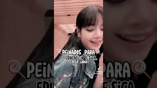 peinados para educación física pelo largo 💗💗💗☺️💜💜💜