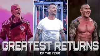 Top 4 WWE Best Returns of 2023