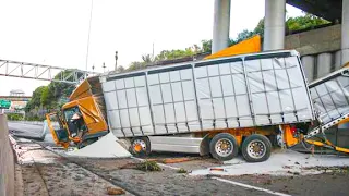 Most Shocking Dangerous Car & Truck Crash 2024 - Unbelievable Heavy Equipment Operator Fail 2024 !!