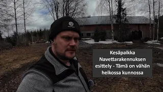 Kesäpaikka - Navettarakennuksen esittely