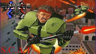 S.C.A.T. Special Cybernetic Attack Team NES, Action in NEW YORK Dendy прохождение [060]