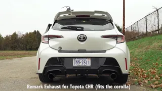 Corolla Hatch Exhaust (remark for CHR)