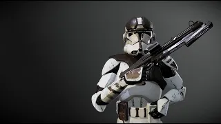 Clone trooper phase 2 AT-TE gunner в 3D от thomas_125