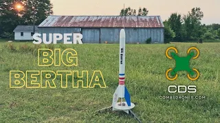 Estes Super Big Bertha Model Rocket Launch | #djimavic3pro #estes