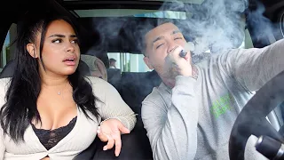 VAPE PRANK ON ANGRY GIRLFRIEND!! *GONE WRONG*