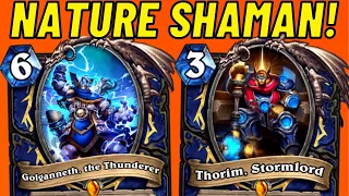 Hearthstone Titans Nature Shaman OTK! META BREAKER!!!