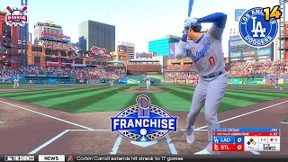 MLB The Show 23 Los Angeles Dodgers vs Saint Louis Cardinals | Franchise Mode #14 | Gameplay PS5 HD