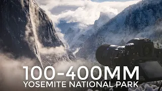 100-400mm WINTER landscape photography | Yosemite National Park