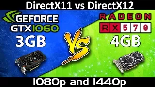 RX 570 vs GTX 1060 | 1080p and 1440p Comparison | DX11 and DX12 Comparison | Latest Driver Update