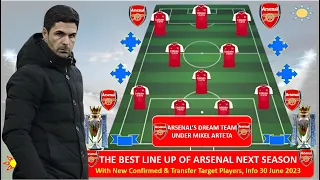 The Best Line Up of Arsenal ~ MIKEL ARTETA'S DREAM ARSENAL XI FOR 202324, Arsenal Transfer News