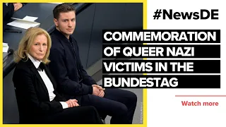 Commemoration of queer Nazi victims in the Bundestag | #NewsDE