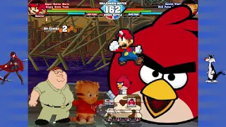 MUGEN  Super Better Mario and Angry Birds Tank vs Daniel Tiger and Peter Griffin
