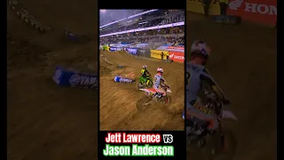 Jett vs Anderson = SUBSCRIBE TO ​⁠@BuddsSkyCam 🔥 #Supercross