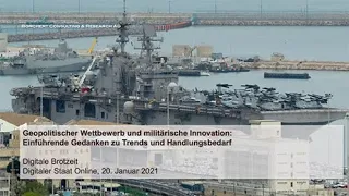 Digitale Brotzeit - Geopolitischer Wettbewerb und militärische Innovation: Trends & Handlungsbedarf