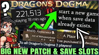 Dragon's Dogma 2 - New BIG Update Patch , More Save Slots, Items, Performance Fix, MTX Drama & More!