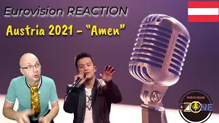 Austria 2021 - "Amen" REACTION Eurovision Song Contest