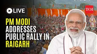 PM Modi LIVE: PM Modi addresses public rally in Raigarh, Chhattisgarh