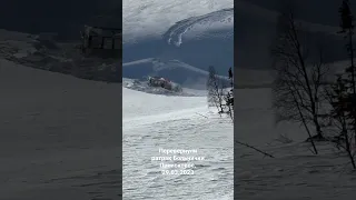 SNOWCAT FRONTFLIP Перевернули ратрак. Больничка резорт. 29.03.2023. Приисковое.