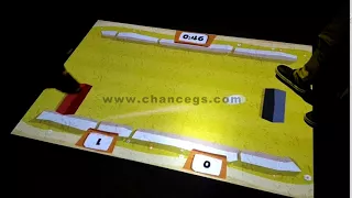 3D Interactive Floor Game - Pong