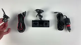 Автомобильный регистратор Ps-Link Q38 с 3-мя камерами