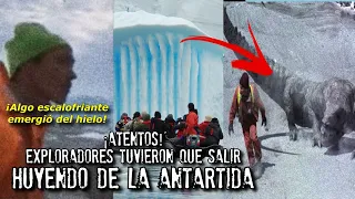 ¡Atentos! Exploradores salieron huyendo de la Antártida | Graban esto en el cielo