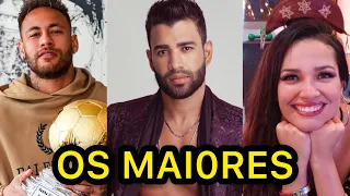 Gusttavo Lima, Neymar... Veja a lista das 10 CELEBRIDADES com maior número de FÃS no País. SURPRESA!