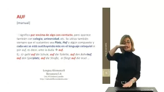 Alemán para hispanohablantes: Preposiciones locales más frecuentes