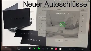 Autoschlüssel verloren? Neue Schlüsselkarte anlernen #teslamodely#elektroauto