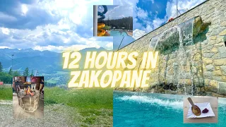 12 HOURS IN ZAKOPANE + THERMAL POOLS | POLAND VLOG