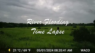 Navasota River Flooding Time Lapse