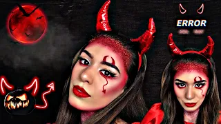 Maquiagem de DIABINHA/DEVIL Makeup | ESPECIAL DE HALLOWEEN 🎃 #6