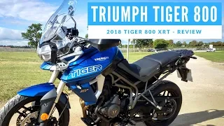 2018 Triumph Tiger 800 XRT Motorcycle Review