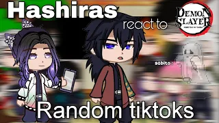 Hashiras react to random tiktoks || Kimetsu No Yaiba || Part 1/2 ||